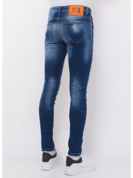 Local Fanatic Designer jeans h paint splatter slim fit - Image 6