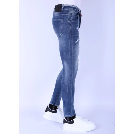 Local Fanatic Donker slim fit spijkerbroek 1097 - Image 2