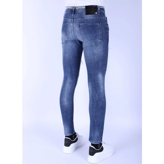 Local Fanatic Donker slim fit spijkerbroek 1097 - Image 3