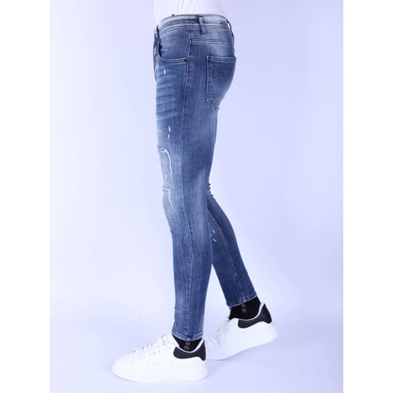 Local Fanatic Donker slim fit spijkerbroek 1097 - Image 5