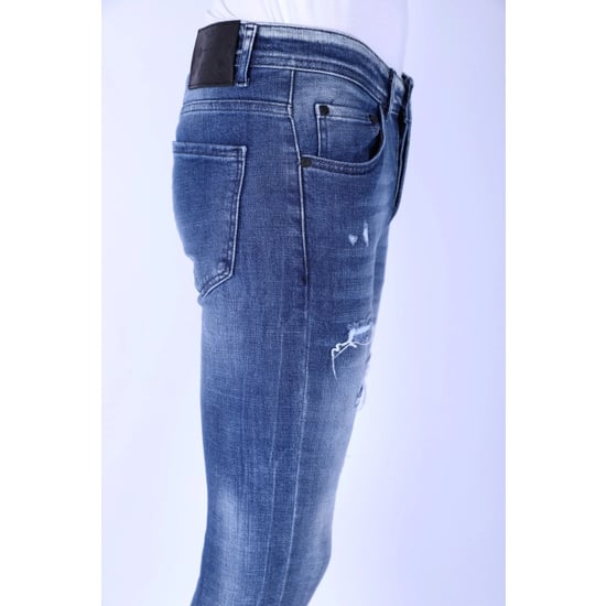 Local Fanatic Donker slim fit spijkerbroek 1097 - Image 6