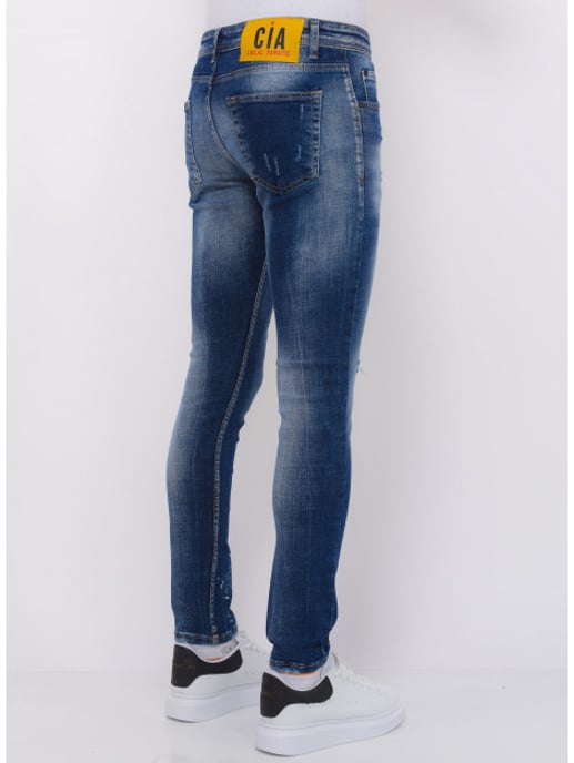 Local Fanatic Paint splash ripped jeans slim fit - Image 6