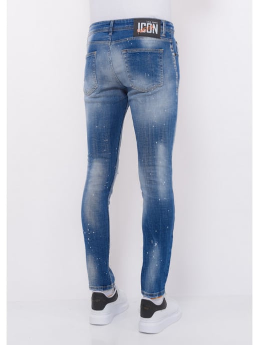 Local Fanatic Ripped stonewashed jeans slim fit - Image 6