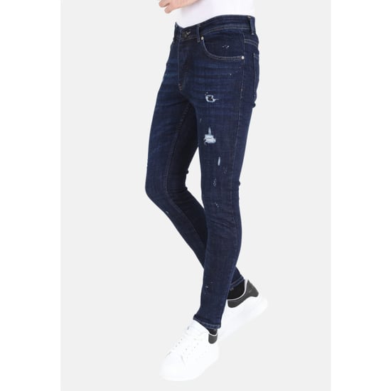 Mario Morato Denim jeans slimfit met gaten - Image 3