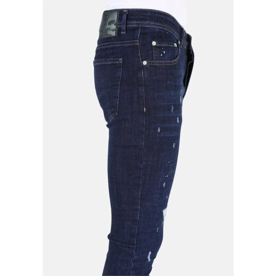 Mario Morato Denim jeans slimfit met gaten - Image 4