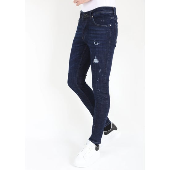 Mario Morato Denim jeans slimfit met gaten - Image 5