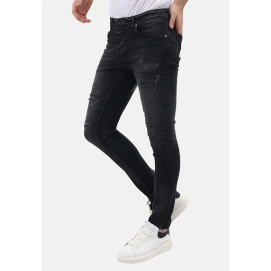 Mario Morato Jeans met scheuren slim fit mm - Image 3