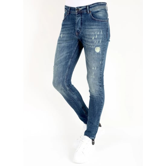 Mario Morato Slim fit jeans met scheuren mm118 - Image 3