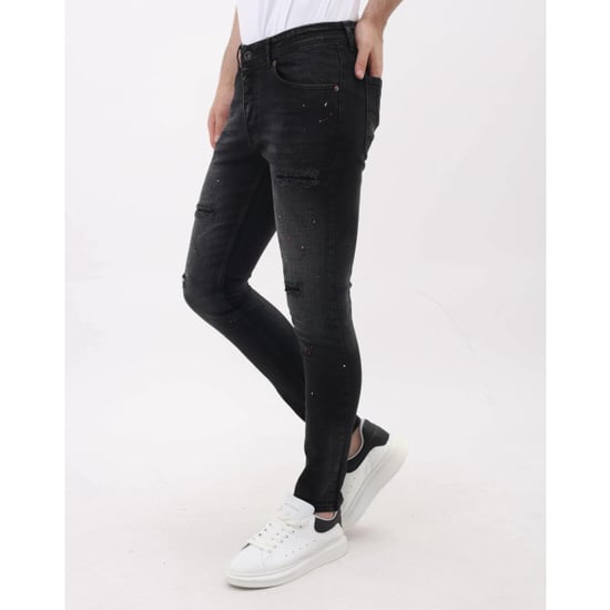 Mario Morato Slim fit ripped jeans met verfspatten mm - Image 5