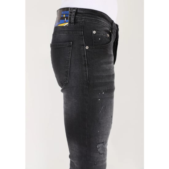 Mario Morato Slim fit stretch jeans met gaten mm113 - Image 5