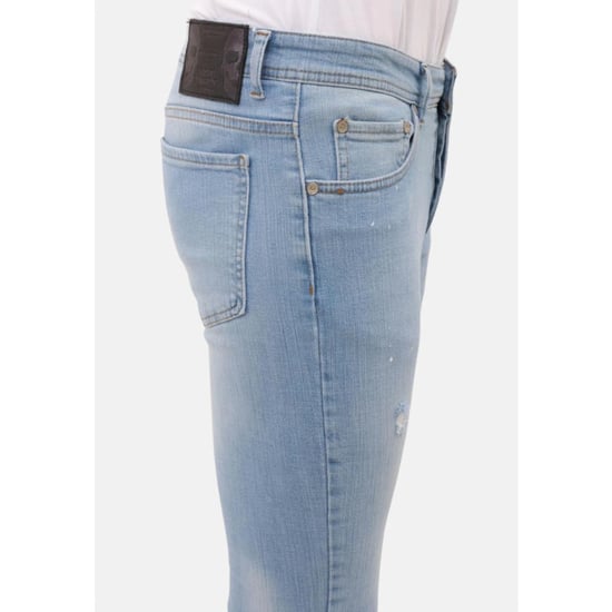 Mario Morato Slim fit stretch jeans met paint en gaten mm - Image 6