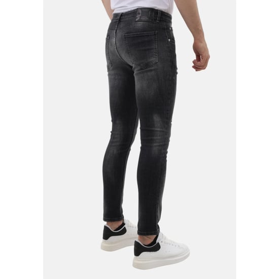 Mario Morato Slim fit stretch spijkerbroek met scheuren mm - Image 5