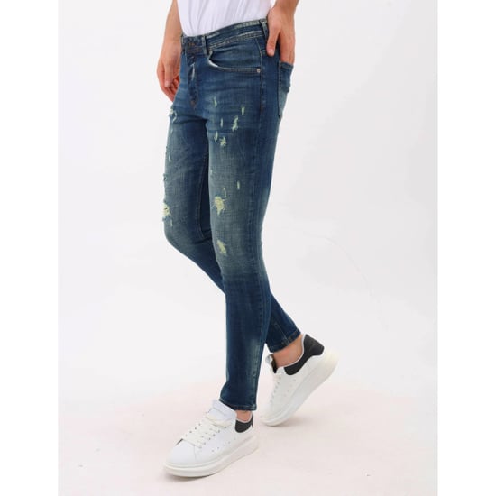 Mario Morato Spijkerbroek met gaten slim fit stretch mm - Image 3
