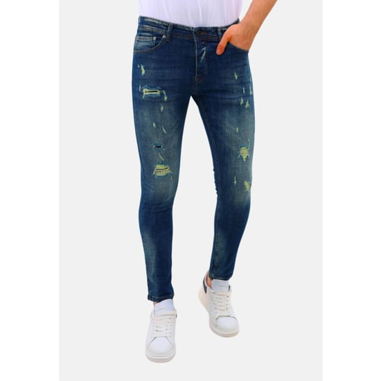 Mario Morato Spijkerbroek met gaten slim fit stretch mm - Image 6