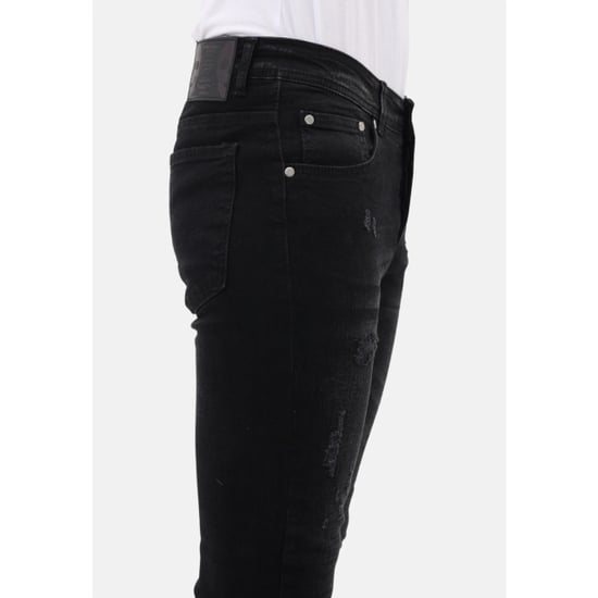 Mario Morato Spijkerbroek met scheuren slim fit mm - Image 3