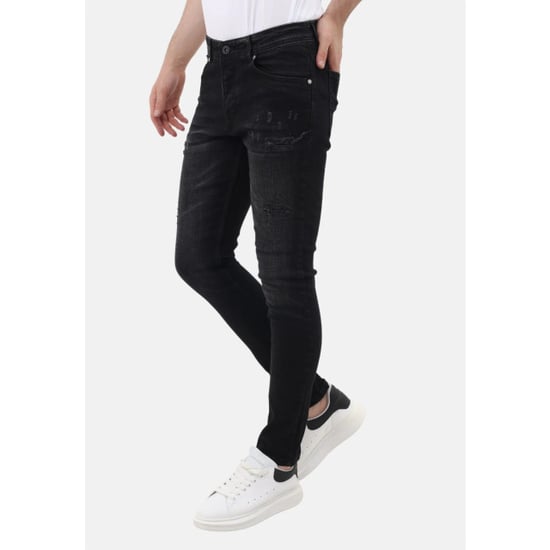 Mario Morato Spijkerbroek met scheuren slim fit mm - Image 5