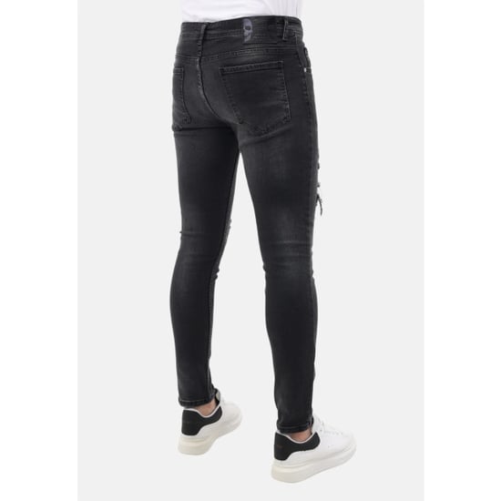Mario Morato Spijkerbroek slim fit jeans met verfspatten mm - Image 4