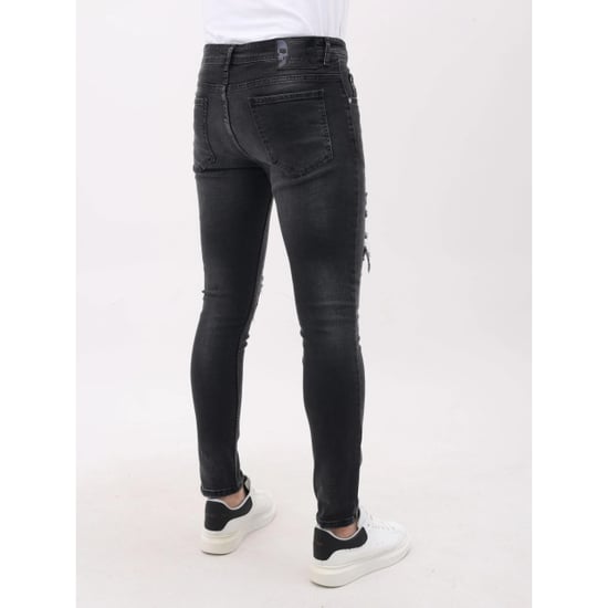 Mario Morato Spijkerbroek slim fit jeans met verfspatten mm - Image 5