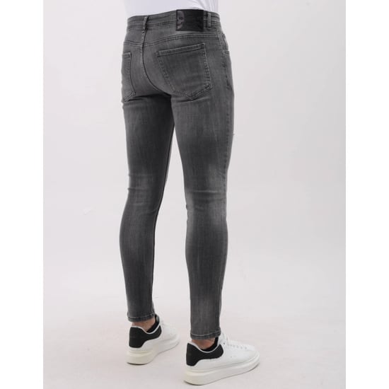 Mario Morato Stonewashed slim fit jeans met scheuren mm - Image 4