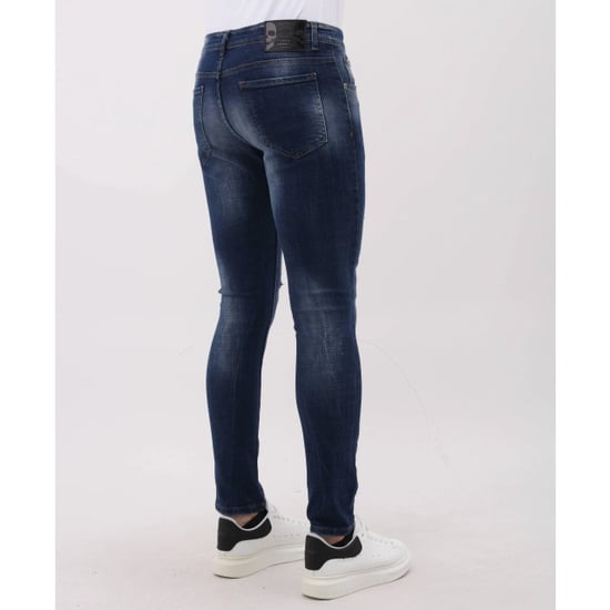 Mario Morato Strakke spijkerbroek slim fit jeans met scheuren mm - Image 4
