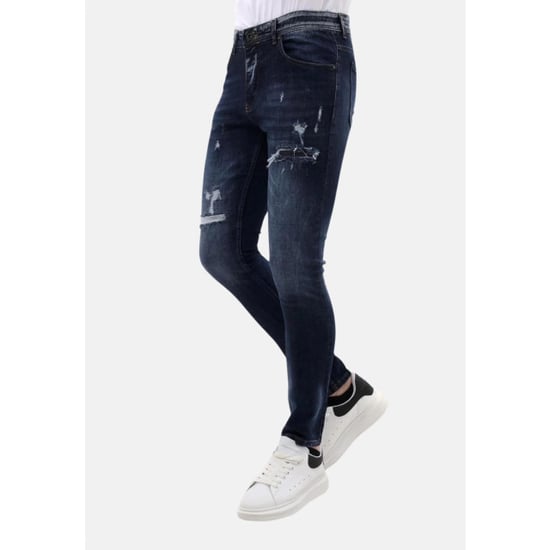 Mario Morato Stretch jeans slim fit met scheuren mm - Image 3