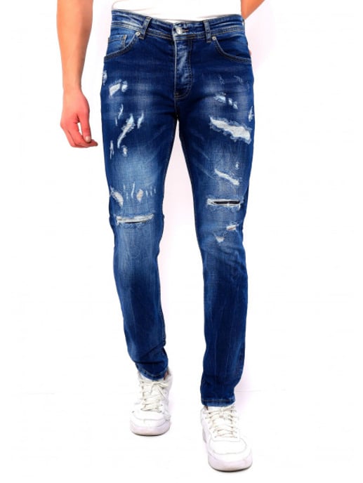 True Rise Slim fit jeans met gaten dc - Image 2