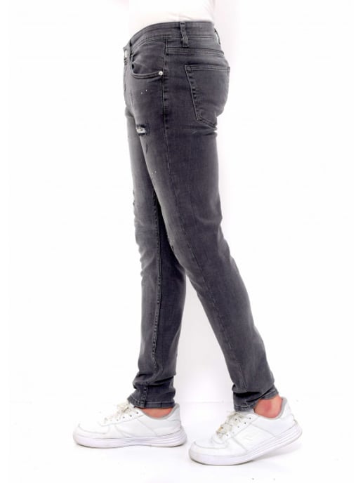 True Rise Slim fit jeans met scheuren dc - Image 3