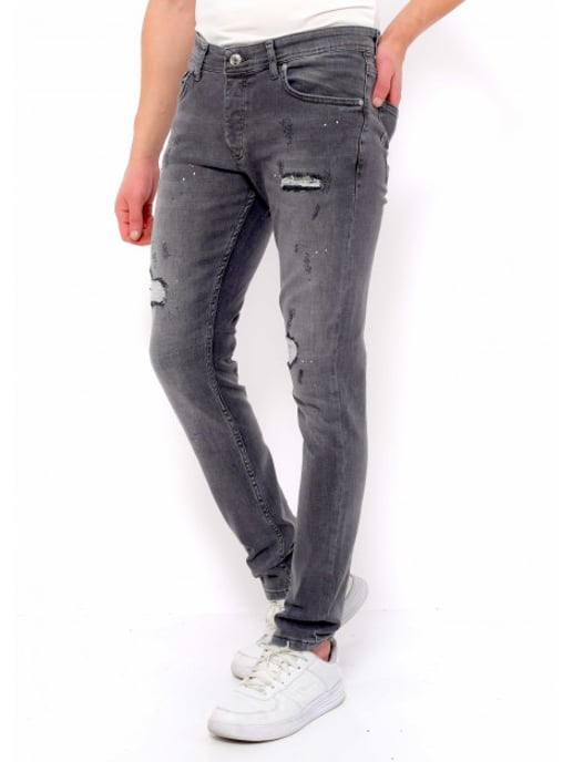 True Rise Slim fit jeans met scheuren dc - Image 4