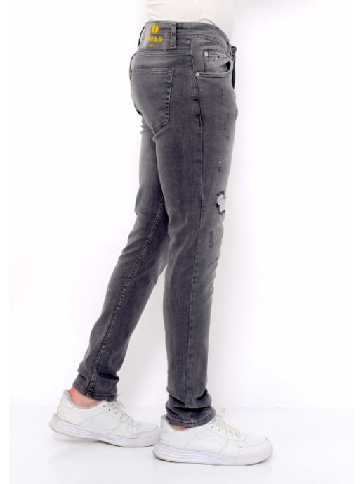 True Rise Slim fit jeans met scheuren dc - Image 6