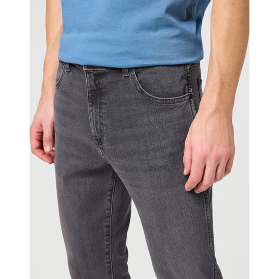 Wrangler Larston heren slim-fit jeans blackout - Image 3