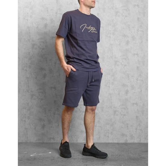 Indigo Denim Jogging set heren jogging stof luciano - Image 4