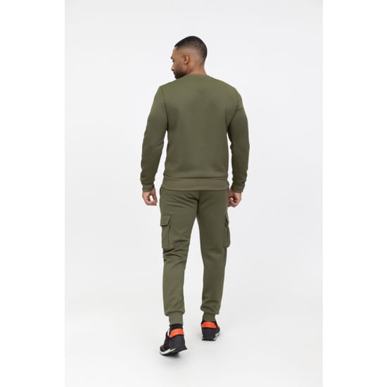 Zayne Milano heren joggingspak kaki style-italie - Image 4