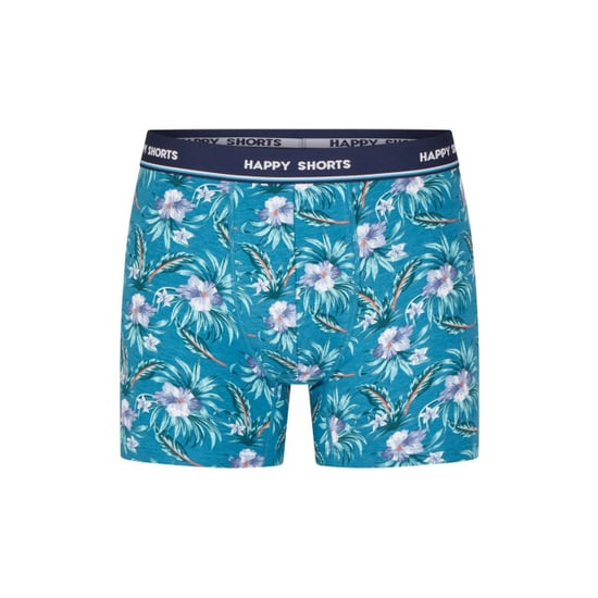Happy Shorts Heren boxershorts trunks 3-pack blauw/groen/oranje - Image 2