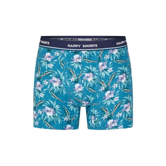 Happy Shorts Heren boxershorts trunks 3-pack blauw/groen/oranje - Image 3
