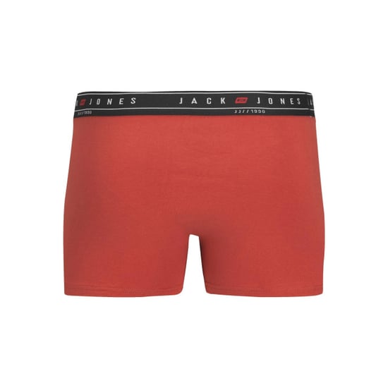 Jack & Jones Heren boxershorts trunks jacnagee rood/donkerblauw/zwart 3-pack - Image 4
