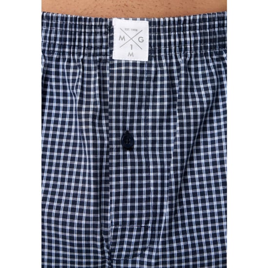 MG-1 Geweven wijde boxershorts heren core blauw 4-pack - Image 4