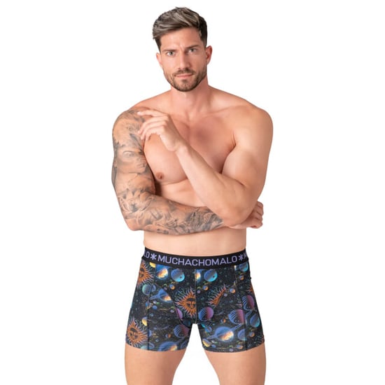 Muchachomalo Heren 10-pack boxershorts print/effen - Image 2