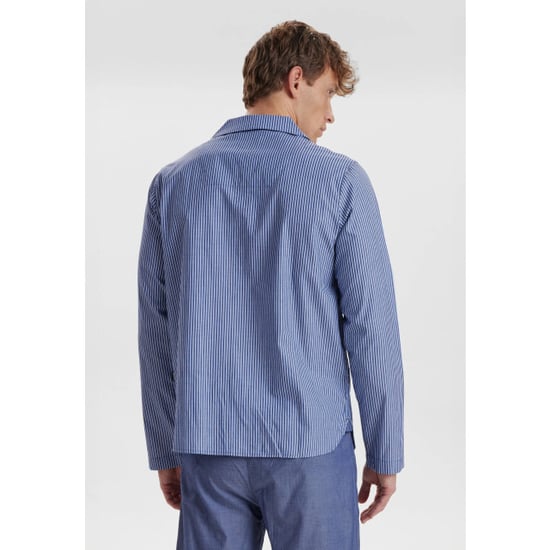 JBS Heren pyjama set lang gestreept met knoopsluiting licht - Image 2