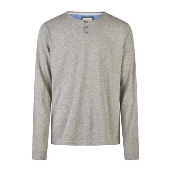 Phil & Co Heren pyjama set lang grijs/blauw gestreept - Image 5
