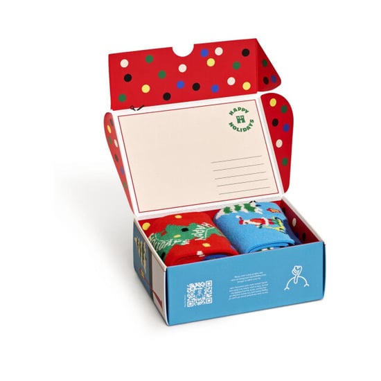 Happy Socks P000325 2-pack happy holidays socks gift set - Image 3