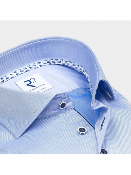 R2 Amsterdam Overhemd extra lange mouw widespread nos.twill.xls.002/000018 - Image 3