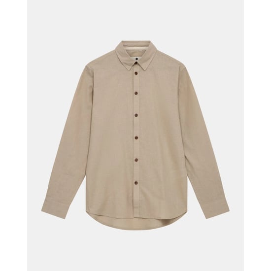 Anerkjendt 901935 akleifml/s cot/linen shirt 0536 feather grey - Image 3
