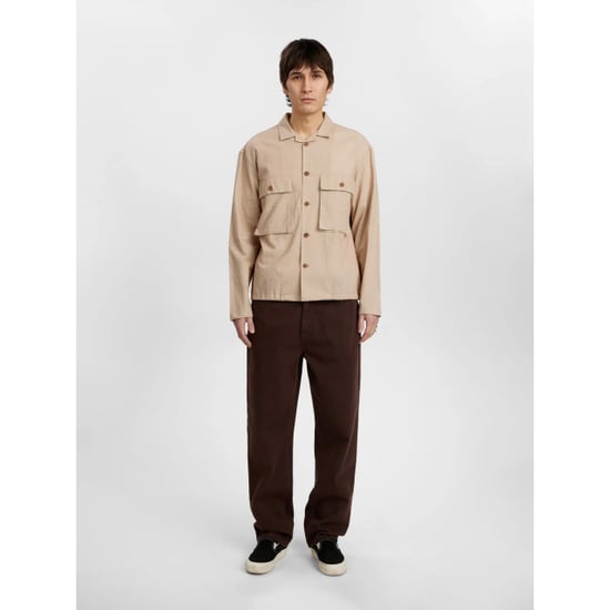 Anerkjendt 901966 akotto cot/linen overshirt 0563feather grey - Image 2