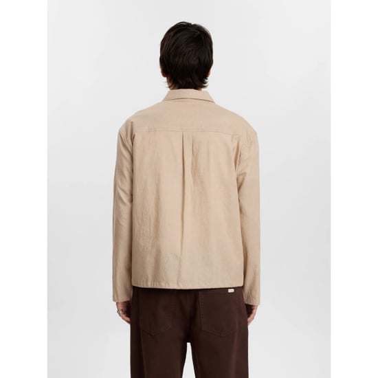 Anerkjendt 901966 akotto cot/linen overshirt 0563feather grey - Image 4