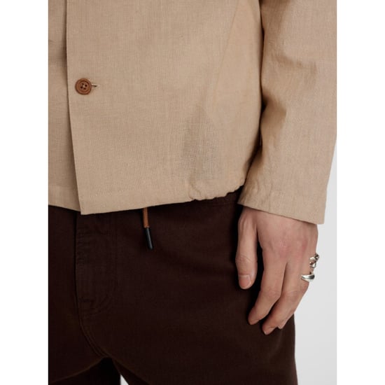 Anerkjendt 901966 akotto cot/linen overshirt 0563feather grey - Image 6