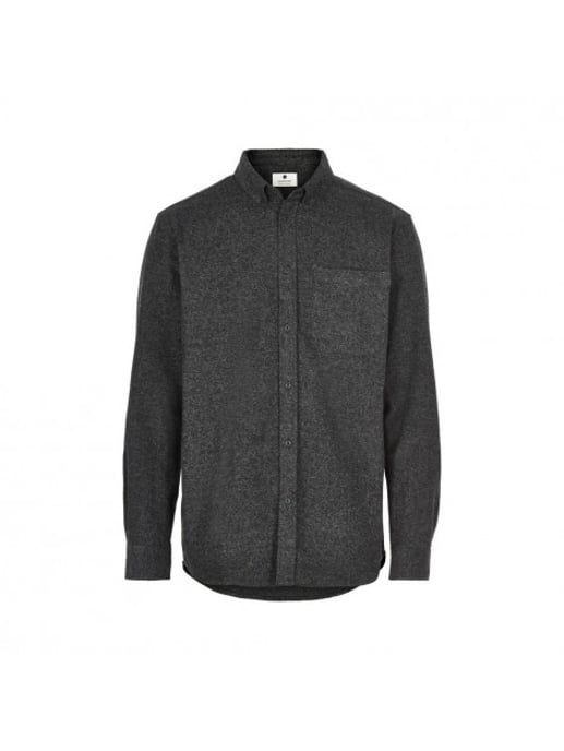 Anerkjendt Aklous herring bone shirt 9520024 dk. grey - Image 2