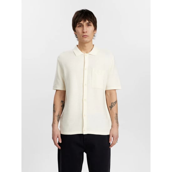 Anerkjendt Aksvend s/s knit shirt tofu 9503 - Image 2