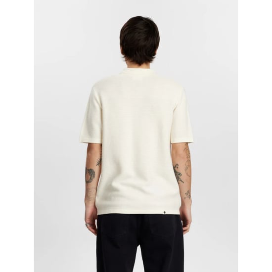 Anerkjendt Aksvend s/s knit shirt tofu 9503 - Image 3