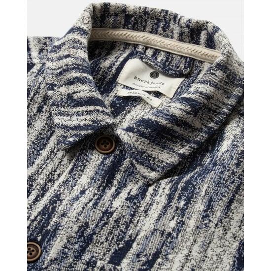 Anerkjendt Akoscar jacquard overshirt 901477 sky captain - Image 4
