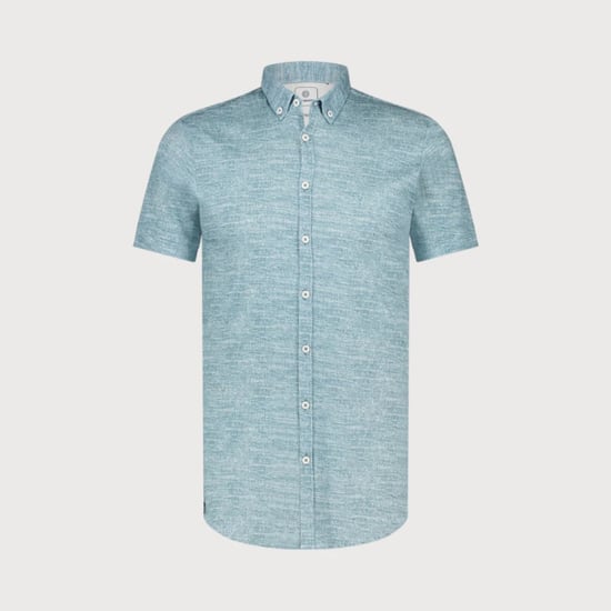Blue Industry Button-down overhemd korte mouw | - Image 1